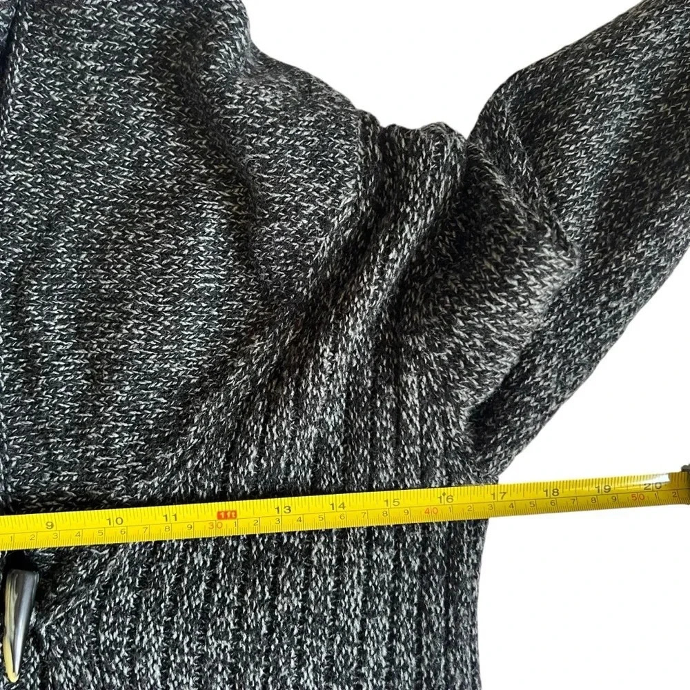 Carolyn Taylor Long Y2K Gray Cardigan Size Small - Picture 4 of 8